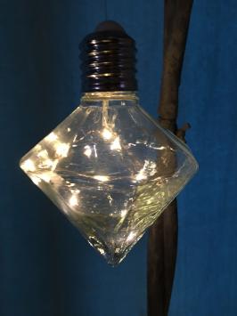 LED hanglamp glas,  hangend model, prachtig sfeervol!!